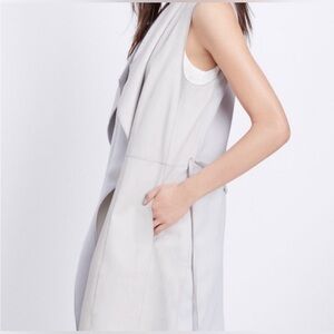 Vince Light Gray Sleeveless Vest